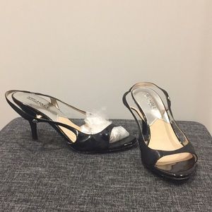 Patent leather sling back, Michael Kors